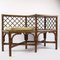 Vintage Bamboo & Rattan Telephone Table or Bench, 1970s 1
