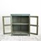 Vintage Blue Glass Fronted Cupboard 4
