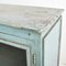 Vintage Blue Glass Fronted Cupboard 7