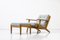 Fauteuil et Ottomane par Hans J. Wegner pour Getama, Set de 2 4