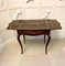 Antiker französischer Tisch aus Palisander mit Intarsien 13