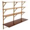 Danish Modern Large Wall Shelving System in Oak & Teakwood by Børge Mogensen for Fredericia, 1956 1