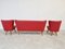 Mid-Century Cocktail Chair Set, 1960s, Set of 3 8