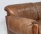 Mid-Century Scandinavian Brown Patchwork Leather 3-Seat Sofa, 1970s, Image 6