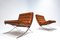 Cognac Leather Barcelona Chairs by Mies Van Der Rohe for Knoll, 1960s, Set of 2, Image 4