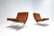 Cognac Leather Barcelona Chairs Set with Ottoman for Knoll, 1960s, Image 3