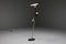 Mid-Century Italian Space Age Yellow & Black Floor Lamp, 1950s, Image 4