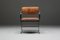 Postmodern Leather & Metal Armchair, 1990s 2