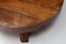 Wabi-Sabi Wooden Round Coffee Table, 1950s, Image 6