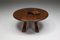 Table Basse Ronde Rustique, 1960s 2