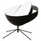 Schwarze Mid-Century Modern Saturn Tischlampe von Serge Mouille 1