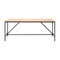 Cache Dining Table in Wood and Steel by Paul McCobb 1