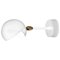 Mid-Century Modern White Eye Wall Lamp by Serge Mouille 1