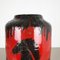 Große mehrfarbige Fat Lava Horse Vase aus Keramik von Scheurich, 1970er 6