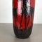 Große mehrfarbige Fat Lava Horse Vase aus Keramik von Scheurich, 1970er 4