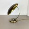 Lámpara de escritorio 6751 Bauhaus alemana de latón de Kaiser Leuchten, Germany, años 50, Imagen 19