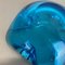 Cuenco o cenicero de cristal de Murano azul claro, años 70, Imagen 16