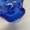 Blue Murano Bubble Glass Bowl or Ashtray, Italy, 1970s 6