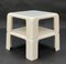 Tables Basses Fiberlite Quattro Gatti Blanches par Mario Bellini pour B&B, Italie, 1967, Set de 2 12