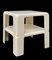 Tables Basses Fiberlite Quattro Gatti Blanches par Mario Bellini pour B&B, Italie, 1967, Set de 2 15