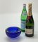 Italian Sommerso Deep Blue Murano Art Glass Ashtray or Bowl by Flavio Poli, 1960s 5