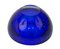 Italian Sommerso Deep Blue Murano Art Glass Ashtray or Bowl by Flavio Poli, 1960s 4