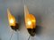 Mid-Century Modern Italian Brass & Long Smoke Glass Tubes Sconces, 1960s, Image 4