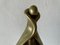 Solid Brass & Swakara Living Fashion Award Sculpture, Denmark, 1980s 2