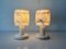 Italienische handgefertigte Nachttischlampen aus Marmor von Comlesse Decor, Italien, 1960er, 2er Set 5