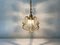 Brass & Glass Flower Bead Ceiling Lamp by Emil Stejnar for Rupert Nikoll, 1950s 3