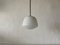 Lampada da soffitto Art Déco in vetro opalino, Germania, anni '40, Immagine 8