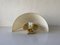 Brass TZ 2 Socket Sconces with Fabric Shade, Germany, 1970s, Set of 2, Image 10