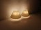 Brass TZ 2 Socket Sconces with Fabric Shade, Germany, 1970s, Set of 2 2