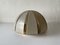 Large Dome Shaped Flush Mount or Wall Lamp with 3 Dimensional Glass from Peill & Putzler, Germany, 1960s, Image 4
