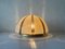 Große kuppelförmige Einbau- oder Wandlampe mit dreidimensionalem Glas von Peill & Putzler, 1960er 5