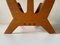 Danish Mid-Century Modern Atomic Style Wood Magazine Holder, Denmark, 1960s 7