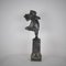 Robin Shippard, Fillette Au Chiot, 1901, Bronze 1