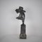 Robin Shippard, Fillette Au Chiot, 1901, Bronze, Image 1