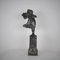 Robin Shippard, Fillette Au Chiot, 1901, bronzo, Immagine 1
