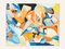 Pintura cubista, años 60, acrílico sobre aglomerado, enmarcado, Imagen 1