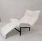 Veranda Lounge Chair in White Leather by Vico Magistretti for Cassina 11