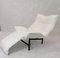 Veranda Lounge Chair in White Leather by Vico Magistretti for Cassina, Image 11