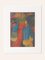 Luc Delvaux, Drache, Acrilico su carta, Incorniciato, Immagine 3