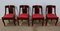 19th Century Restoration Period Mahogany Gondola Chairs, Set of 4 1