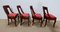 19th Century Restoration Period Mahogany Gondola Chairs, Set of 4 4