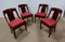 19th Century Restoration Period Mahogany Gondola Chairs, Set of 4 2