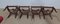Sillas de góndola de caoba, siglo XIX. Juego de 4, Imagen 20
