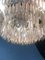 Brass and Crystal Chandelier Crown with 3 Lights, 1970s 6