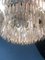 Brass and Crystal Chandelier Crown with 3 Lights, 1970s, Image 6