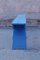 Blue Painted Wooden Bench 5